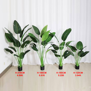 DKB Artificial Green Plant <b>Plastic</b> Palm <b>Tree</b> Indoor Hall Outdoor Mall Decor Green Plant Bonsai Banyan Fake Areca Palm <b>Tree</b> - Product Image 2