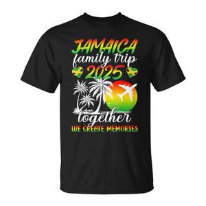 T-shirt Voyage en Famille à la Jamaïque 2025 – Ensemble, Nous Créons des Souvenirs – Chemise de Vacances - Product Image 1