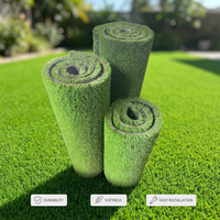 Gazon artificiel réaliste LFL à quatre tons, décoration extérieure et intérieure, gazon artificiel pour le sport, tapis synthétique adapté aux animaux domestiques