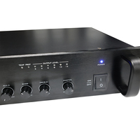 Amplificador de Audio Digital para Red IP, 70V/100V, Voltaje Constante, Transmisión de Emergencia, Control Remoto por Web, Montaje en Rack de 19 Pulgadas