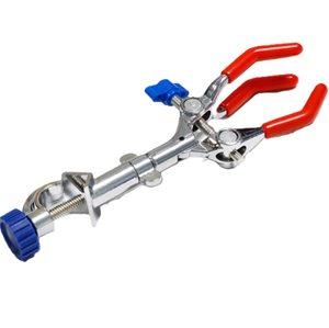 SUNTECH SW300 Garansi 3 Tahun Penjepit Putar Tiga Jari dengan Rahang Berlapis PVC dan Penyesuaian 360c untuk Penggunaan Laboratorium (Logam) - Product Image 1