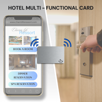 OEM/ODM NFC Carte PVC Shimmer Carte de visite numérique pratique paiement sans contact NFC Carte de visite 13.56MHZ argent or