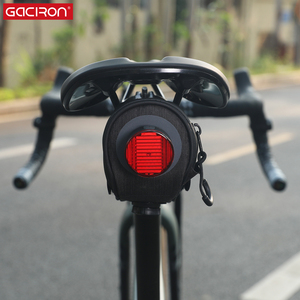 Bolsa de Sillín Gaciron Bird Nest 300G con Soporte Magnético, Luz LED Recargable de Larga Duración para Bicicleta, Bolsa de Almacenamiento Nocturna - Product Image 6