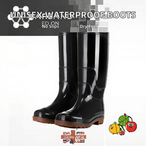 Botas de Lluvia Impermeables de PVC hasta la Rodilla para Hombre y Mujer, Antideslizantes, para Invierno, Verano y Otoño, para Niños y Adultos - Product Image 2