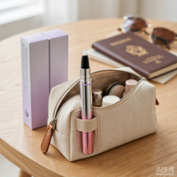 Stylo Magnétique Portable 7-en-1 Effet Œil de Chat pour Vernis à Ongles, Gel UV LED Monophase, Vernis Semi-Permanent pour Nail Art à Domicile et Professionnel