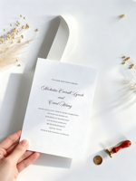 Ensemble d'invitations de mariage botaniques vert sauge, avec enveloppe verte doublée, pochette en vélin à motif floral et dorure à chaud, kit d'invitations de mariage florales