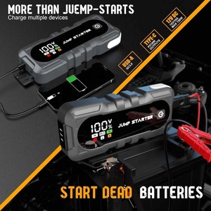 차량 도구 자동 전기 다중 기능 파워 뱅크 자동 시동기 4000A 헤일로 볼트 배터리 12V 자동차 점프 시동기 - Product Image 6