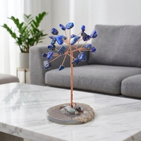 Arbre en cristal naturel artisanal unique et moderne personnalisé pour la décoration