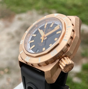 2025 New Arrival SD1950s Người Đàn Ông Của Lặn Đồng Hồ Rắn Bronze Trường Hợp Độc Đáo Hai-Nút Thiết Kế 100M Không Thấm Nước Biển Sâu - Product Image 3