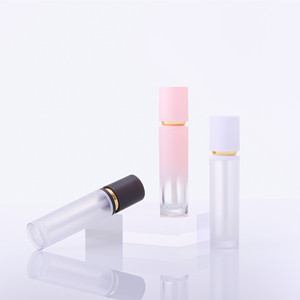Tubes de gloss à lèvres en plastique vides 8 ml, contenants d'emballage cosmétique, tubes de baume à lèvres avec bouchons à pinceau rose, blanc ou noir - Product Image 4