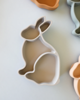 Nouvelle assiette à ventouse en silicone de qualité alimentaire pour enfants, vaisselle pour bébé, passe au micro-ondes et au lave-vaisselle