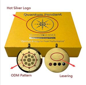 Quốc phòng EMF bảo vệ lượng tử vô hướng năng lượng mặt dây chuyền 2000cc negeative ion từ sinh học vàng Nhật Bản lượng tử năng lượng mặt dây chuyền - Product Image 1
