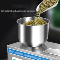 Bouteille Alimentaire Noix Granule Herbes Bonbons Épices Farine Lait Thé café Poudre Semi Auto Poudre Distribution Pesage Machine De Remplissage