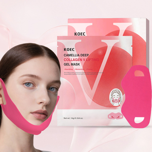 KOEC Camellia Deep Collagen Instant V-Face Lifting Gel <strong>Mask</strong> Chin up Face <strong>Slimming</strong> Firming Tightening Korean Skin Care - Product Image 1