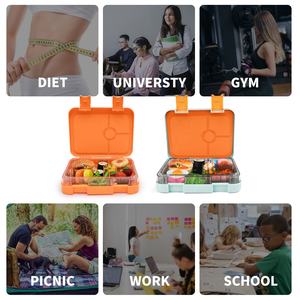 <span class=keywords><strong>Boîte</strong></span> <span class=keywords><strong>à</strong></span> lunch Aohea écologique sans BPA, compartiments mignons, micro-ondable, pour la <span class=keywords><strong>maternelle</strong></span>, avec couvercles pour collations <span class=keywords><strong>à</strong></span> emporter, design fantaisie <span class=keywords><strong>personnalisé</strong></span> - Product Image 6