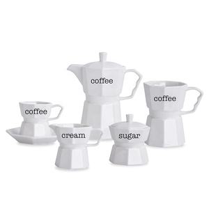 Estilo nórdico Servindo Coffee <span class=keywords><strong>Pot</strong></span> Cor branca Custom <span class=keywords><strong>Tea</strong></span> Set Home Restaurant <span class=keywords><strong>Pot</strong></span> and Cup Set - Product Image 1