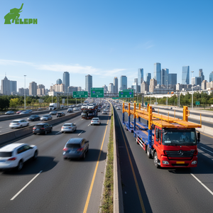 Remorques doubles robustes pour voitures, à double essieu, pour le transport de véhicules commerciaux - Product Image 1