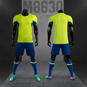 Benutzer definiertes Logo Großhandel Thai Qualität Fußball uniform Hochwertiges neues Design Benutzer definierte Sublimation <span class=keywords><strong>2</strong></span>-teiliges Fußballtrikot-Set - Product Image 2