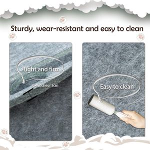 Lit pour chat pliable au prix d'usine, tente pour chat insonorisée en feutre acoustique de qualité supérieure, personnalisable pour les petits espaces et les balcons - Product Image 4