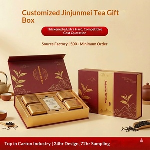 Caja de Regalo Personalizada Estilo Libro Jin Jun Mei con Tapa Magnética, Impresión en Lámina Dorada, Directo de Fábrica, Muestreo Rápido - Product Image 4