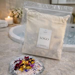 Sachets de thé de <span class=keywords><strong>bain</strong></span> floraux faits à la main S&Soak avec des sels de l'Himalaya et de la mer Morte, des huiles essentielles, utilisation en spa pour tous les âges - Product Image 3