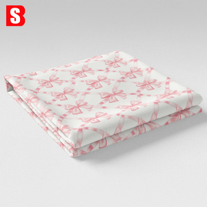 Chấp Nhận Tùy Chỉnh 80S Tự Do Bông Vải Với Màu Hồng Cung & Ruy Băng Mô Hình Kỹ Thuật Số In 100% Bông Cho Hàng May Mặc - Product Image 2