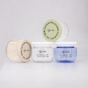 Sinh Thái Thân Thiện Với Rỗng Vòng Matte Container 8Oz 250Ml Nhựa Mỹ Phẩm Bơ Jar Với Vít Cap Cho Cơ Thể Chà - Product Image 5