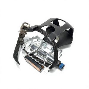Accesorio de Ciclismo Ultraligero, <span class=keywords><strong>Pedalera</strong></span> con Correas y Clips para los Dedos para Bicicletas de Carretera - Product Image 1