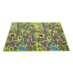 Alfombra de carretera hecha a máquina para niños, alfombra diseñada para niños, alfombrillas de juego para bebés, alfombras para suelo - Product Image 2
