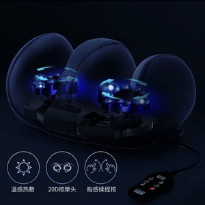 Leg Massager HX05 <b>USB</b> Rechargeable Vibration <b>Heat</b> Kneading For Legs And Feet Full Coverage Home Use - Product Image 2