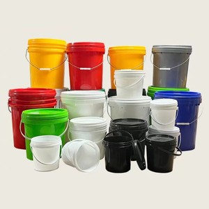 15 L Plastic bucket paint bucket oil container square bucket
