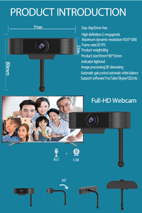 Caliente vender las clases en línea HD 1080p HD Video llamada Reunión USB PC webcam - Product Image 6