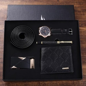 Productos Drioshipping, Reloj de Cuarzo para Hombre, Regalo Empresarial, Correa con Cartera, Bolígrafo de Oficina, Set de Regalo con Reloj, Regalos para el Día del Padre - Product Image 1