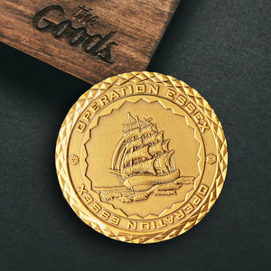 Tùy Chỉnh Tráng Men Vàng-Mạ Chết Đạt Được Thách Thức Đồng Xu 3D/2D Kẽm Hợp Kim Kim Loại Đồng Thau Cũ Trung Quốc Nhà Máy Cá Nhân Biểu Tượng - Product Image 1