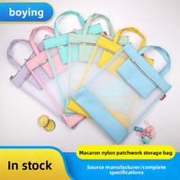 Sac de rangement portable transparent pour fichiers avec logo personnalisé pour manuels scolaires et documents de devoirs, livraison rapide
