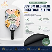 Housse de protection en néoprène pour raquettes de pickleball, avec logo personnalisé, idéale pour les événements et les cadeaux promotionnels, avec support d'échantillons, directement du fabricant