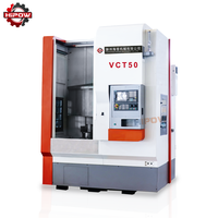 VCT50 Nouvelle petite machine à tourner verticale CNC à usage moyen avec garantie compétitive de 1 an pour une précision CNC élevée