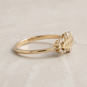 Anillo de Compromiso de Aleación Personalizado con Diseño de Rubí Redondo para Propuesta Unisex, Aniversario de Bodas y Joyería para Ocasiones Especiales - Product Image 3