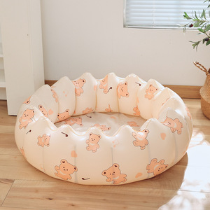 Piscina inflable redonda para bebés, de PVC grueso, para uso en interiores y exteriores, para jugar en el agua en casa, XLC-15 - Product Image 3