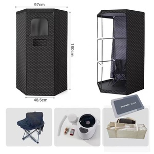 <span class=keywords><strong>2025</strong></span> Xách Tay Tắm Hơi Cho Nhà Văn Phòng Và Du Lịch Nhà Tắm Hơi Cho Spa Khô Và Hơi Nước Tắm Hơi Với Điều Khiển Từ Xa Hấp Lều - Product Image 4