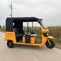 Nouveau modèle 2026 – Tuk-tuk électrique personnalisé à 2 rangées – Tricycle de ville, navette, buggy de luxe – Tuk-tuk électrique personnalisé à 2 rangées