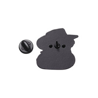 Casque créatif Cowboy jaune canard épinglette en alliage de zinc émail dur Badge plaqué or de haute qualité conception personnalisée pour les épingles