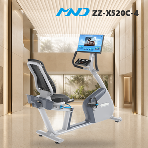 Bicicleta Reclinada de Ejercicio con Pantalla Sincronizada, Equipo de Gimnasio MND Fitness, Máquina de Bicicleta para Gimnasio en <span class=keywords><strong>Barcelona</strong></span>, Resistencia Inteligente - Product Image 1