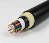 Cable de Fibra Óptica Zaweda ZAWEDA AD001 para Exteriores, ADSS G652D, Monomodo, 2-48 Hilos, Autoportante, con Revestimiento LSZH/PE, FTTH UPC AC