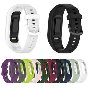 Win-win สายซิลิโคนสำหรับ <span class=keywords><strong>Garmin</strong></span> <span class=keywords><strong>vivosmart</strong></span> <span class=keywords><strong>5</strong></span>ตัวติดตามการออกกำลังกายสายรัดชิ้นเดียว - Product Image 2