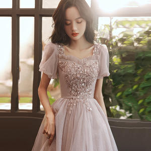 <span class=keywords><strong>Petite</strong></span> <span class=keywords><strong>robe</strong></span> de soirée pour femme, élégante, pour <span class=keywords><strong>demoiselle</strong></span> <span class=keywords><strong>d</strong></span>'<span class=keywords><strong>honneur</strong></span>, mondaine, anniversaire, animatrice, style quotidien, réunion annuelle - Product Image 1