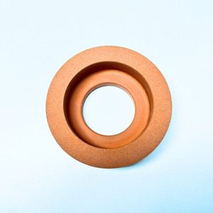 Roue de polissage orange Jinlong Roue de serrage à l'eau pour verre sur la machine à border Arris et position de polissage - Product Image 3