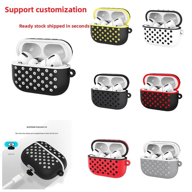 Two-Tone Honeycomb Protective Cover for Apple for AirPods Pro 3rd Generation Stylish Earphone Case Accessory