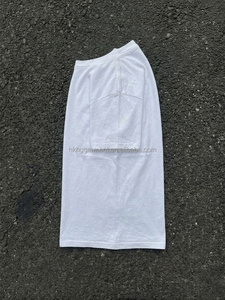 เสื้อยืดผ้าฝ้าย100% สำหรับผู้ชายเสื้อยืดคอกลมสั่งทำได้เสื้อยืดเปล่าคุณภาพสูงเสื้อยืดสำหรับผู้ชาย - Product Image 2