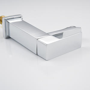 En gros Moderne Salle De Bain Chrome Monté Sur Pont Mitigeur D'<span class=keywords><strong>eau</strong></span> <span class=keywords><strong>Froide</strong></span> Simple Lavabo Carré En Zinc <span class=keywords><strong>Robinet</strong></span> de Lavabo - Product Image 3